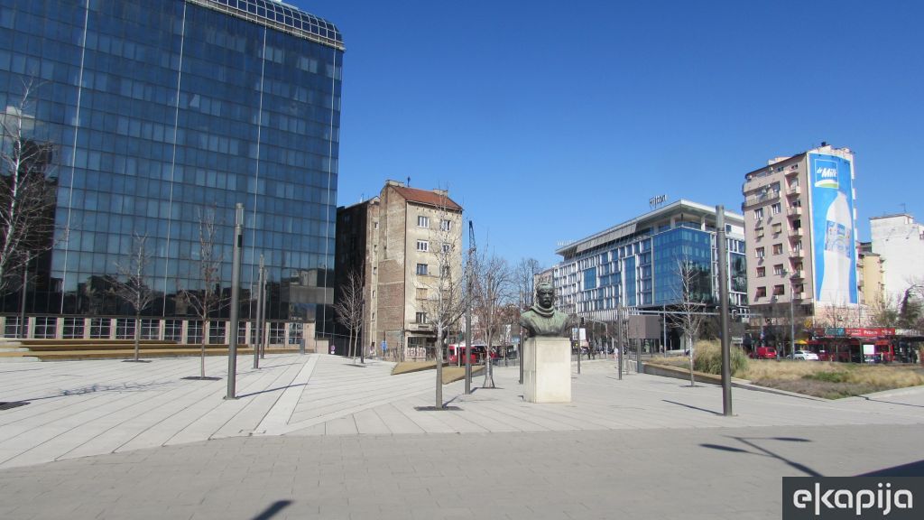 plato Dimitrija Tucovića na Slaviji u Beogradu