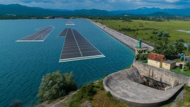 plutajuća solarna elektrana Slano jezero Nikšić